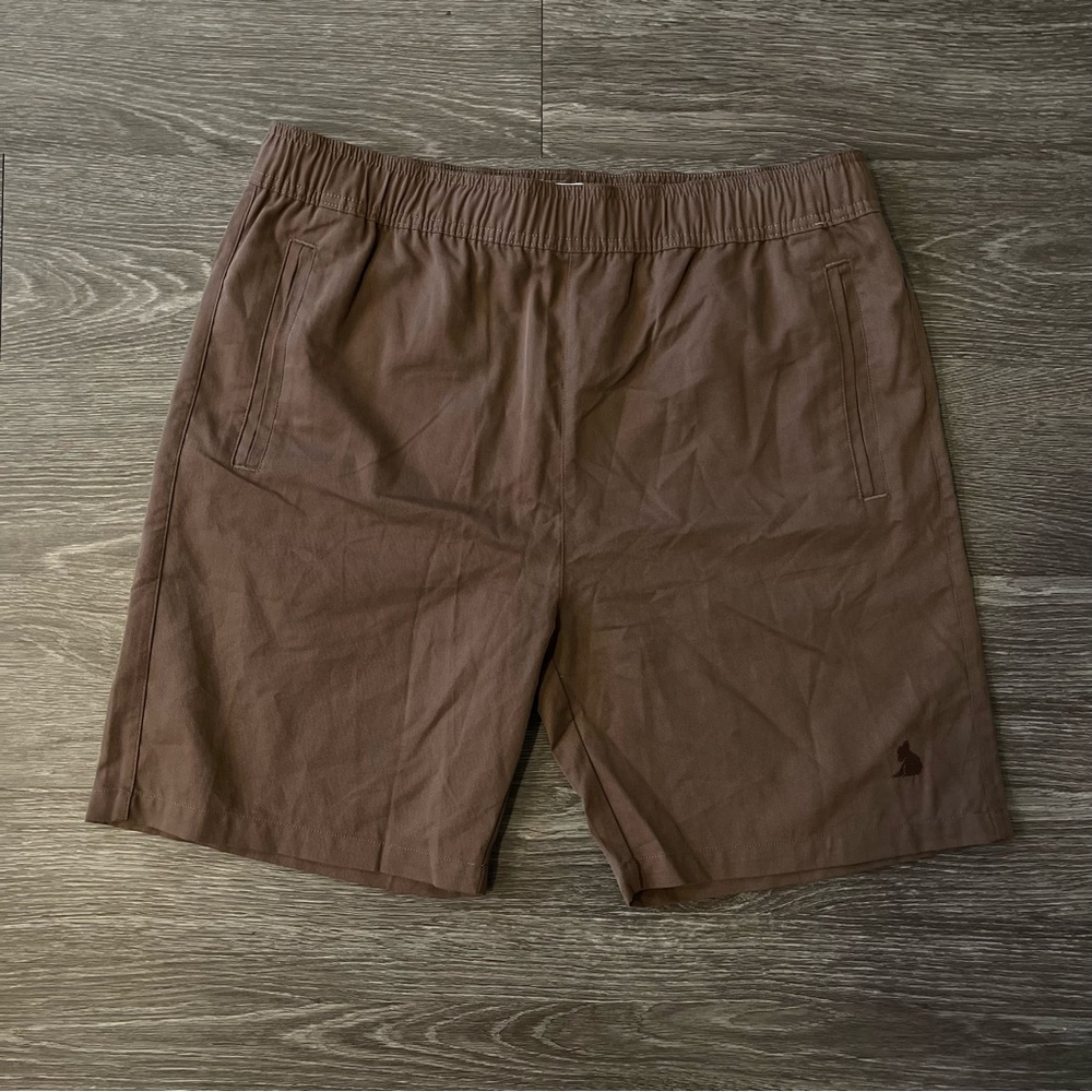Kuwalla Tencel Chino Shorts ‘Chocolate’- LARGE